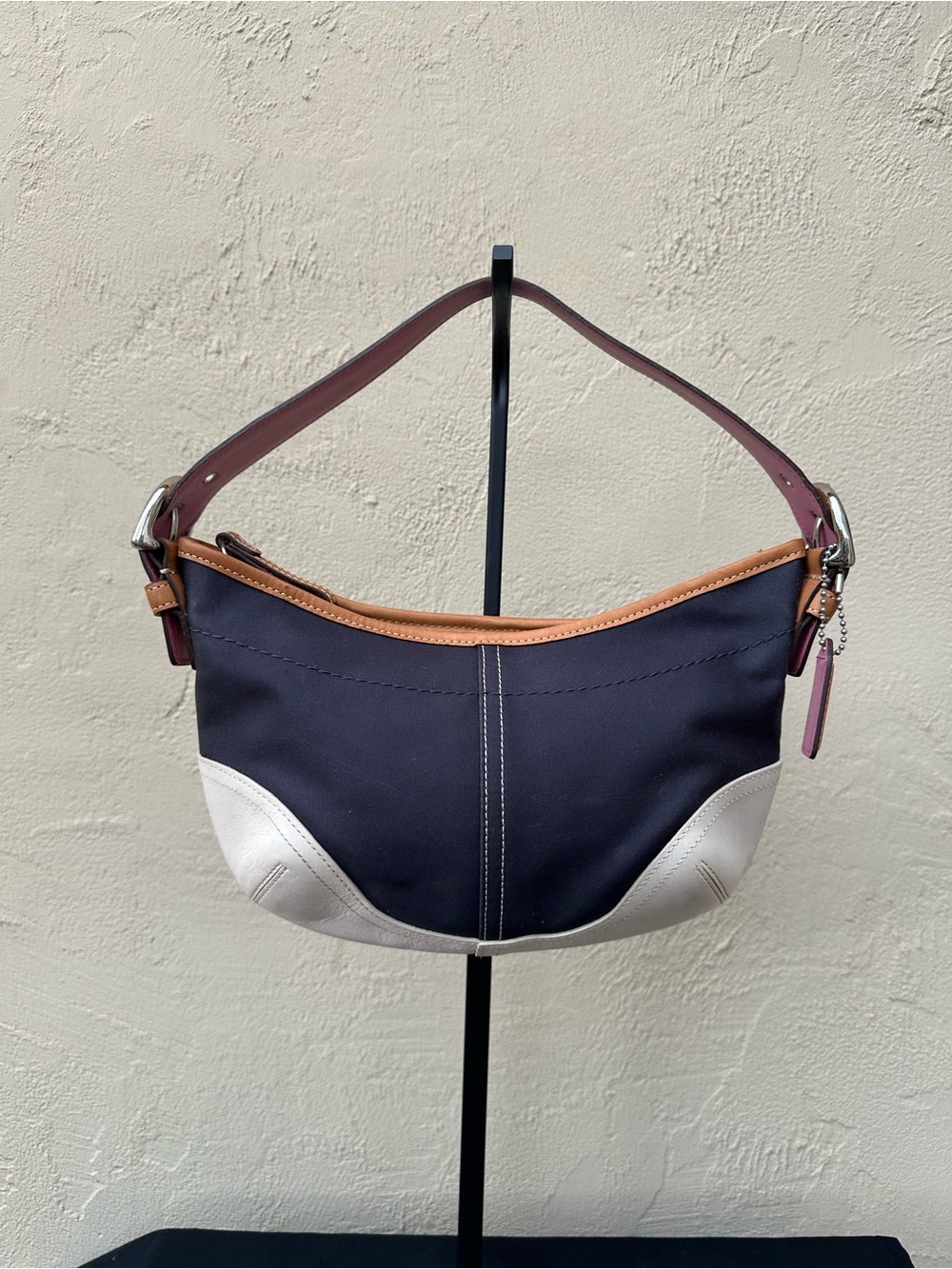 🃏 Y2K Coach Small Soho Hobo Shoulder Bag *black?/ navy? 9508 🃏